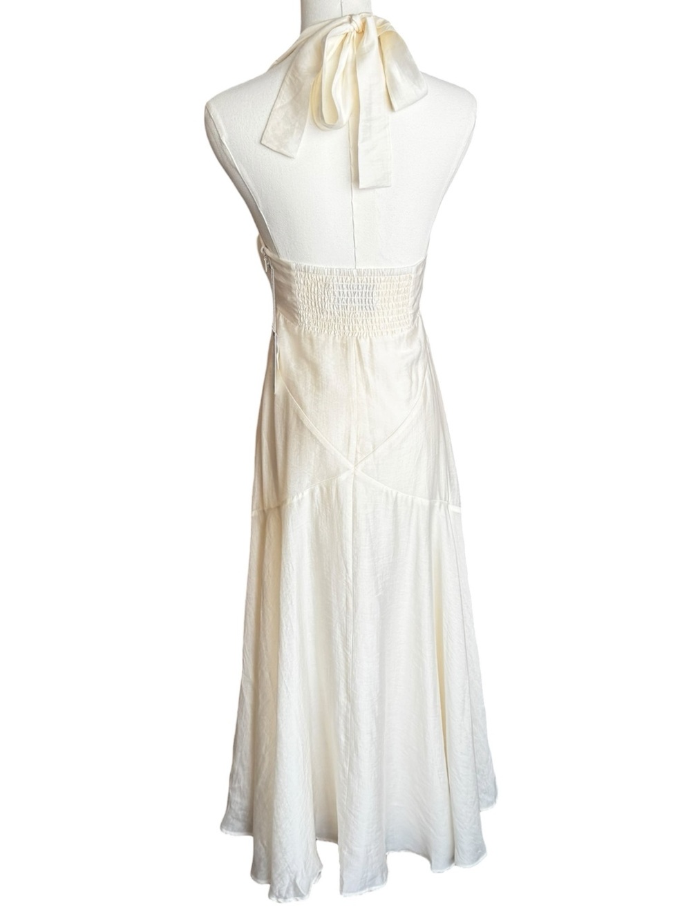 NWT Brochu Walker The Tori Voile Dress in Creme XS - Picture 9 of 16